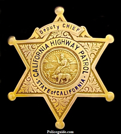 10k gold Deputy Chief  badge with presentation on reverse: Presented to Steve Neal by Frank G. Snook 1930,  made by  Ed Jones Co. Oakland, CAL.