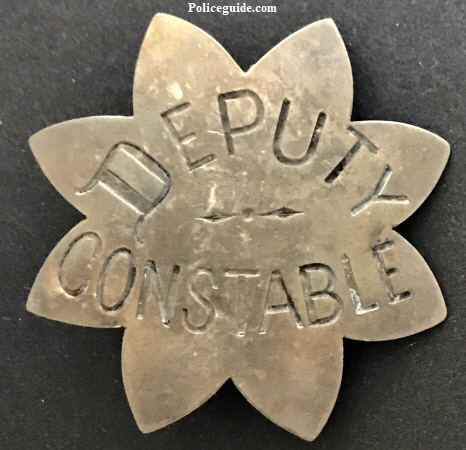Los Angeles Township Deputy Constable badge. 