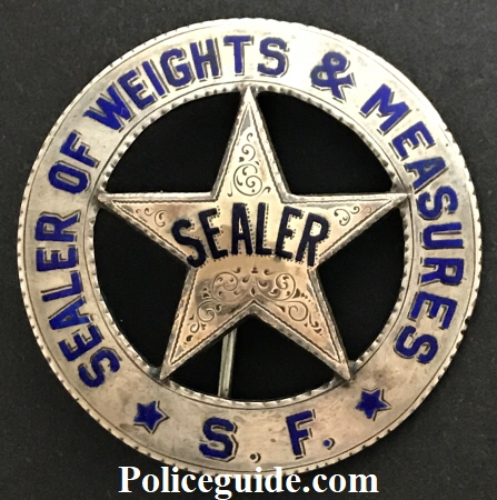 Sealer S. F. Sealer of Weights & Measures