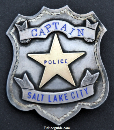 Sterling Captain of Police Salt Lake City, circa 1885.
