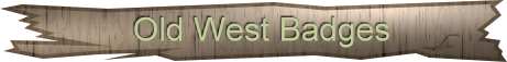 Old West Police Badges