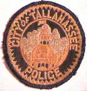 This style Tallahassee police patch sold at auction for $283. on 2-27-05 