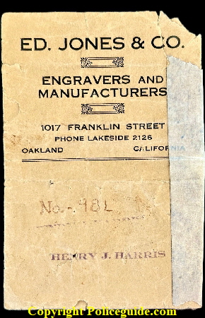 Original mailing envelope from Ed Jones Co.