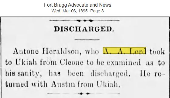 Fort Bragg Advocate and News March 6, 1895