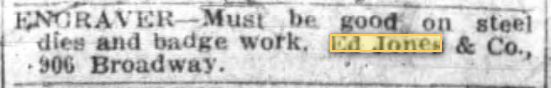 Engraver Needed 13 Apr 1919 Oak Trib