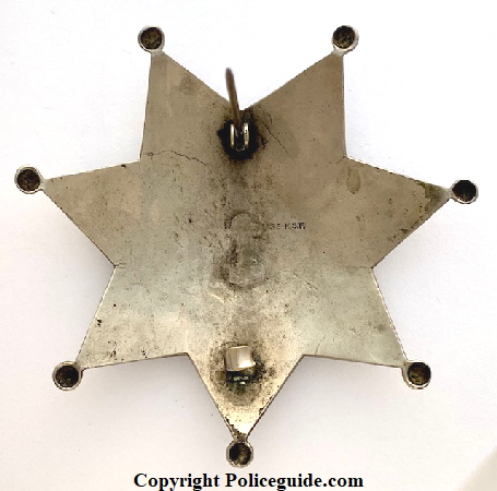 Petaluma Police badge #1 bk Petaluma Police badge #1 bk