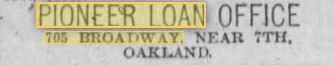 1915 ad Oak Trib