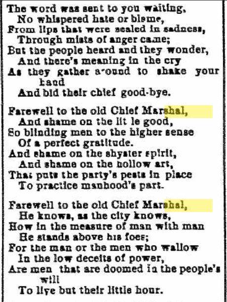 The News (Frederick, Maryland July 13, 1897 Farewell 2