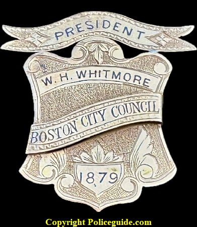 President W. H. Whitmore Boston City Council 1879.