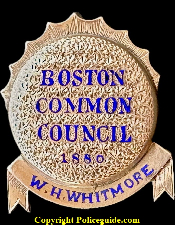 W. H. Whitmore Boston City Council 1880.