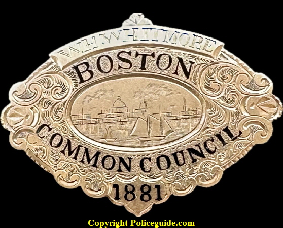 W. H. Whitmore Boston City Council 1881.