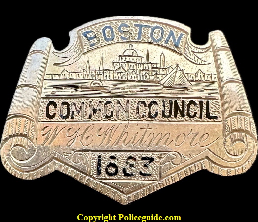 W. H. Whitmore Boston City Council 1883.