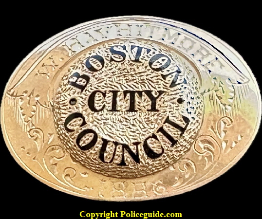 W. H. Whitmore Boston City Council 1886.