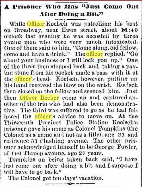 Brooklyn Daily Eagle May 4, 1889 p9 Becker