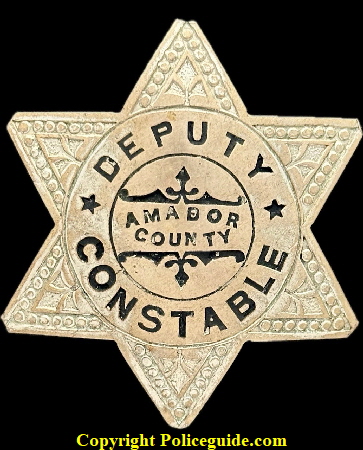 Amador Co. Deputy Constable