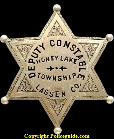 Honey Lake Twp. Deputy Constable Lassen Co.