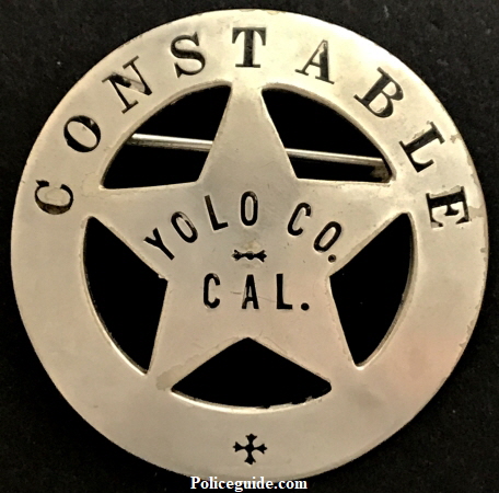 Constable Yolo Co. CAL. circa 1900.