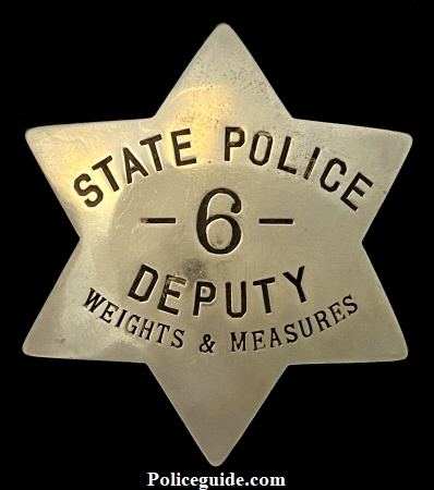 Calif State Police W&M 6 