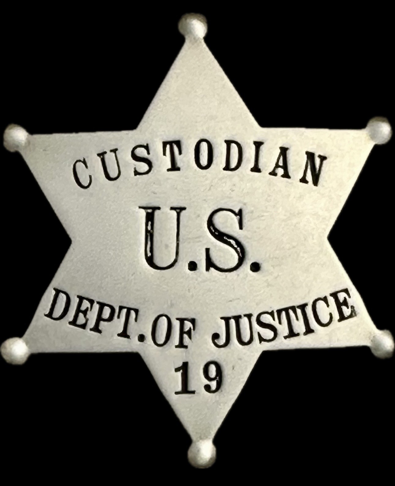 Custodian Dept of Justice 19