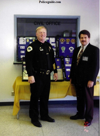 Sheriff Maready and Sheriff’s Historian Jim Casey.