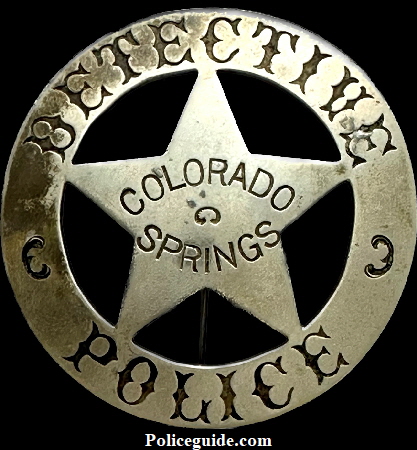 Colorado Springs Detective circle star.