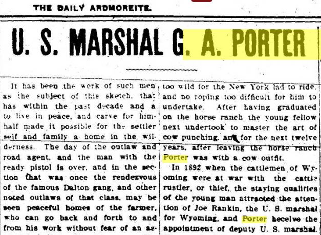 Ardmore Daily Ardmoreite Spe 15 1907 pg6Ardmore Bio 1