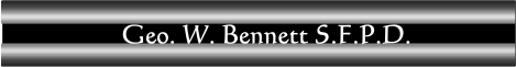 Geo. W. Bennett Banner