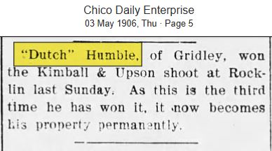 Chico Daily Entereprise May 3, 1906