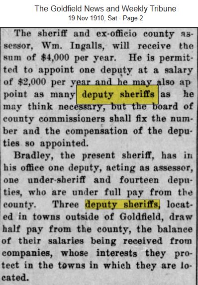 Goldfield News and Weekly Tribune November 19, 1910