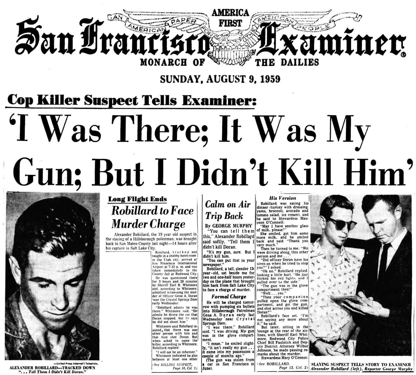 San Francisco Examiner August 9, 1959 San Francisco Examiner August 9, 1959
