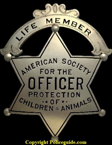 Life Member / American Society for the Protection of Children & Animals.  Made by Reininger S. F.