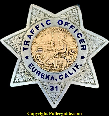 Eureka Traffic Officer 31 made by Ed Jones & Co. Oakland, CAL