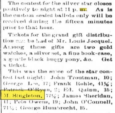 Fort Wayne Daily Gazette October 26, 1883