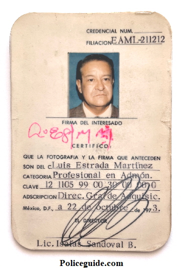 Luis Estrada Martinez ID 1973