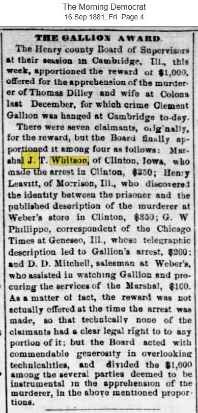 The Morning Democrat September 16, 1881