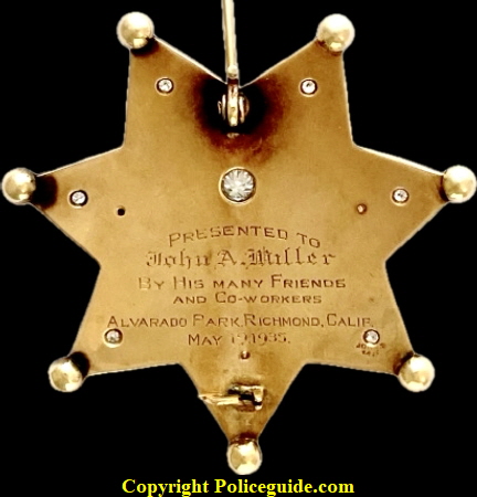 John A. Miller 14k gold star bk