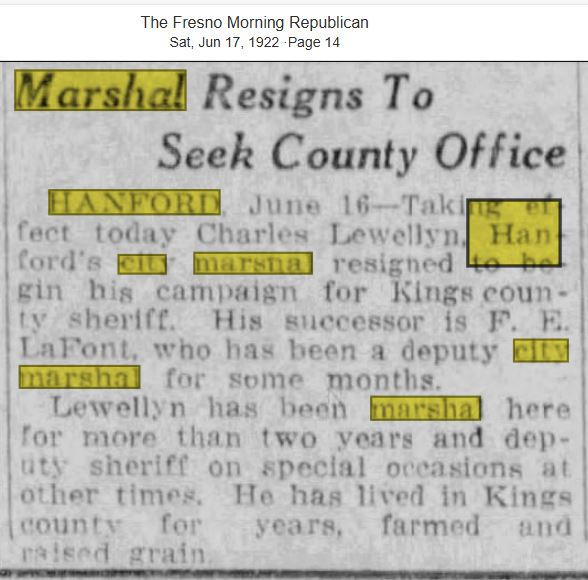 Fresno Morning Republican June 17, 1922