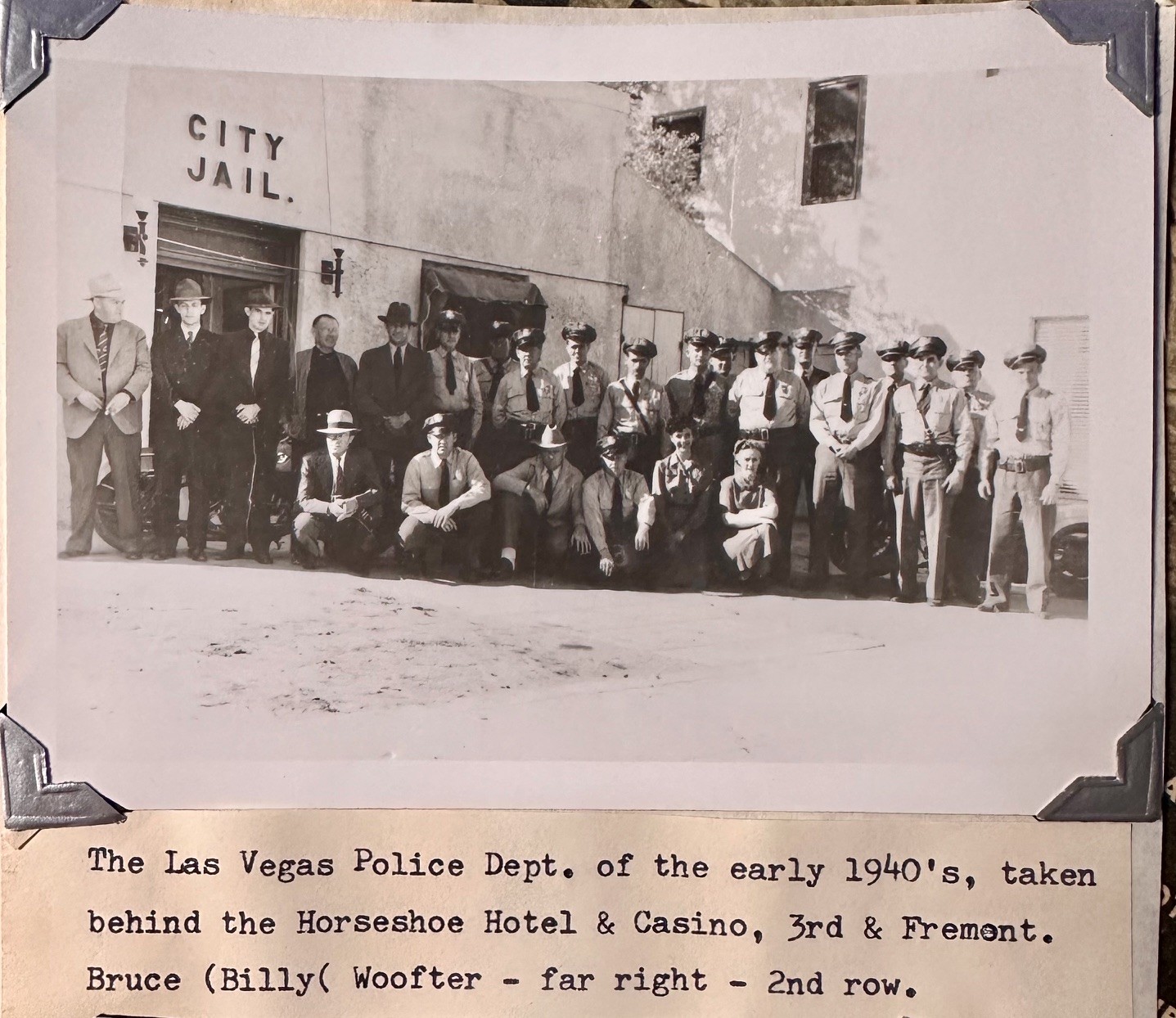 Bruce Woofter family album photo of Las Vegas PD 2
