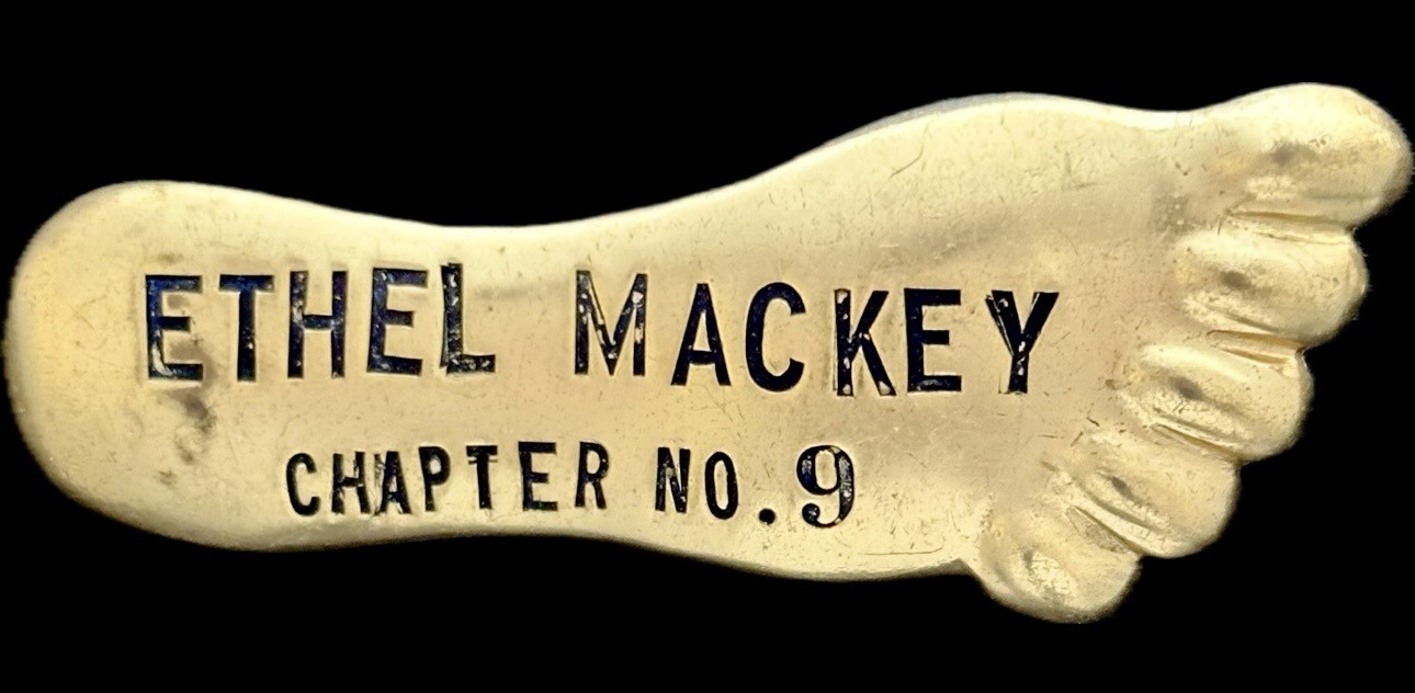 Ethel Mackey foot