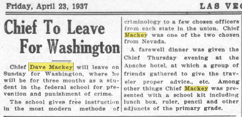Las Vegas Age April 23, 1937