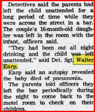 Nevada State Journal February 5, 1963 Earp
