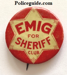 Emig for Sheriff