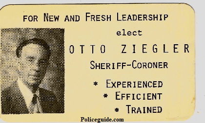 Otto Ziegler for Sheriff  Del Norte Co.