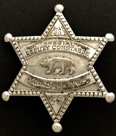 angeles los badge county constable deputy special badges sheriff