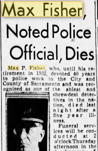 Capt Fisher dies Sac Bee 24 Aug 1943 0