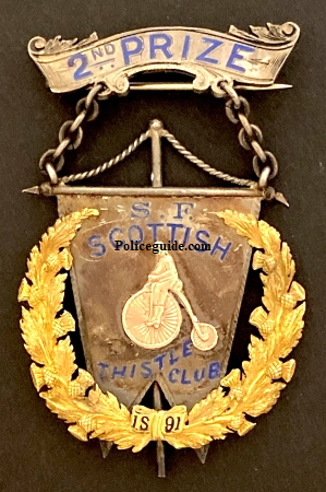 S.F. Scottish Thistle Club 1891 2nd Prize-450-2