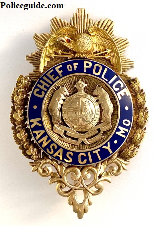 H. W. Hammil served as Chief from 06/16/1913 - 05/03/1917 and wore this 14k gold badge.