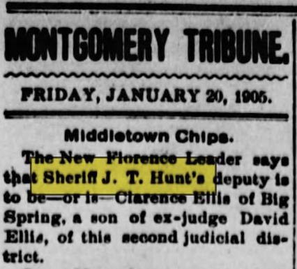 Montgomery Tribune January 20, 1905