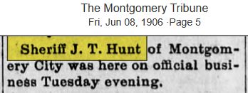 Montgomery Tribune June 8, 1906