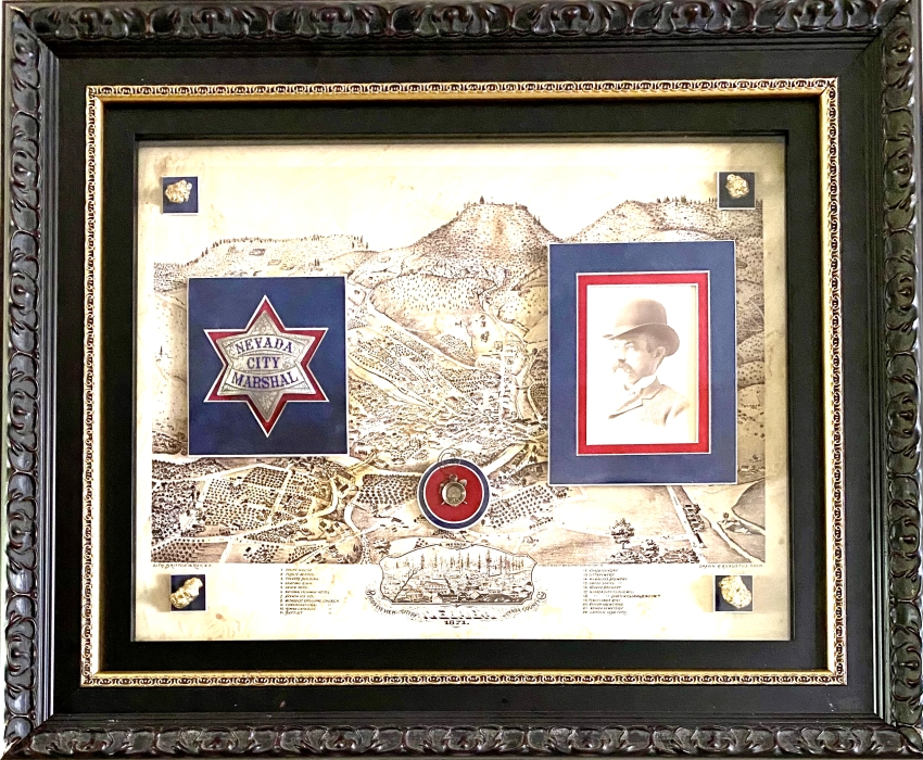 Nevada City Marshal Framed 1.1 650